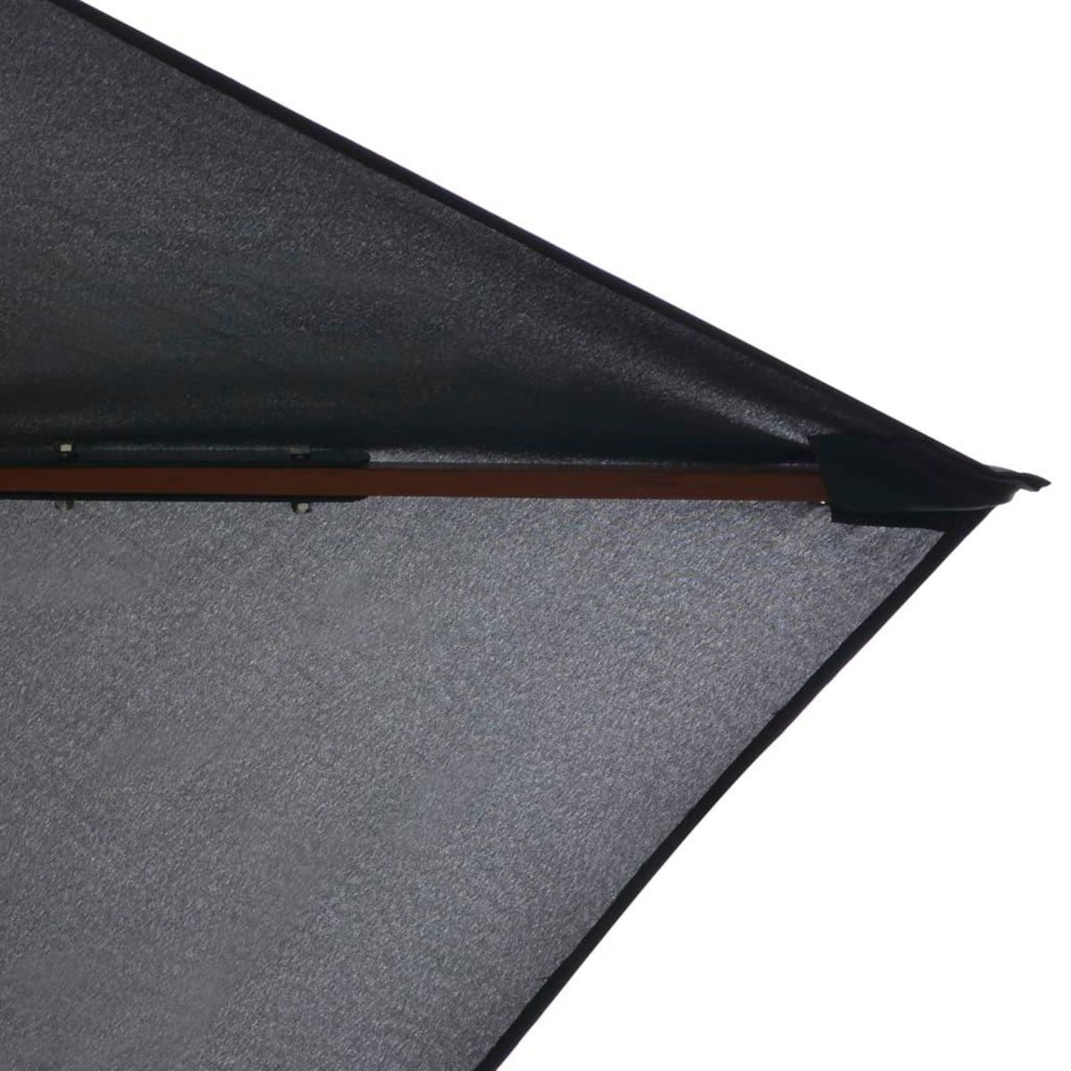 VIDAXL Parasol d'exterieur avec mat en bois 200x300 cm anthracite