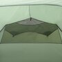 OUTSUNNY Tente de camping 2-3 personnes montage facile 3 portes fenêtres dim. 4,26L x 2,06l x 1,54H m fibre verre polyester PE vert