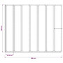 Voir la diapositive 6 : VIDAXL Pare baignoire a 7 volets avec porte-serviettes 140 x 168 cm
