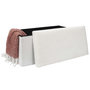 Voir la diapositive 5 : The Home Deco Factory Banc de rangement pliable effet côtelé DRAMMEN