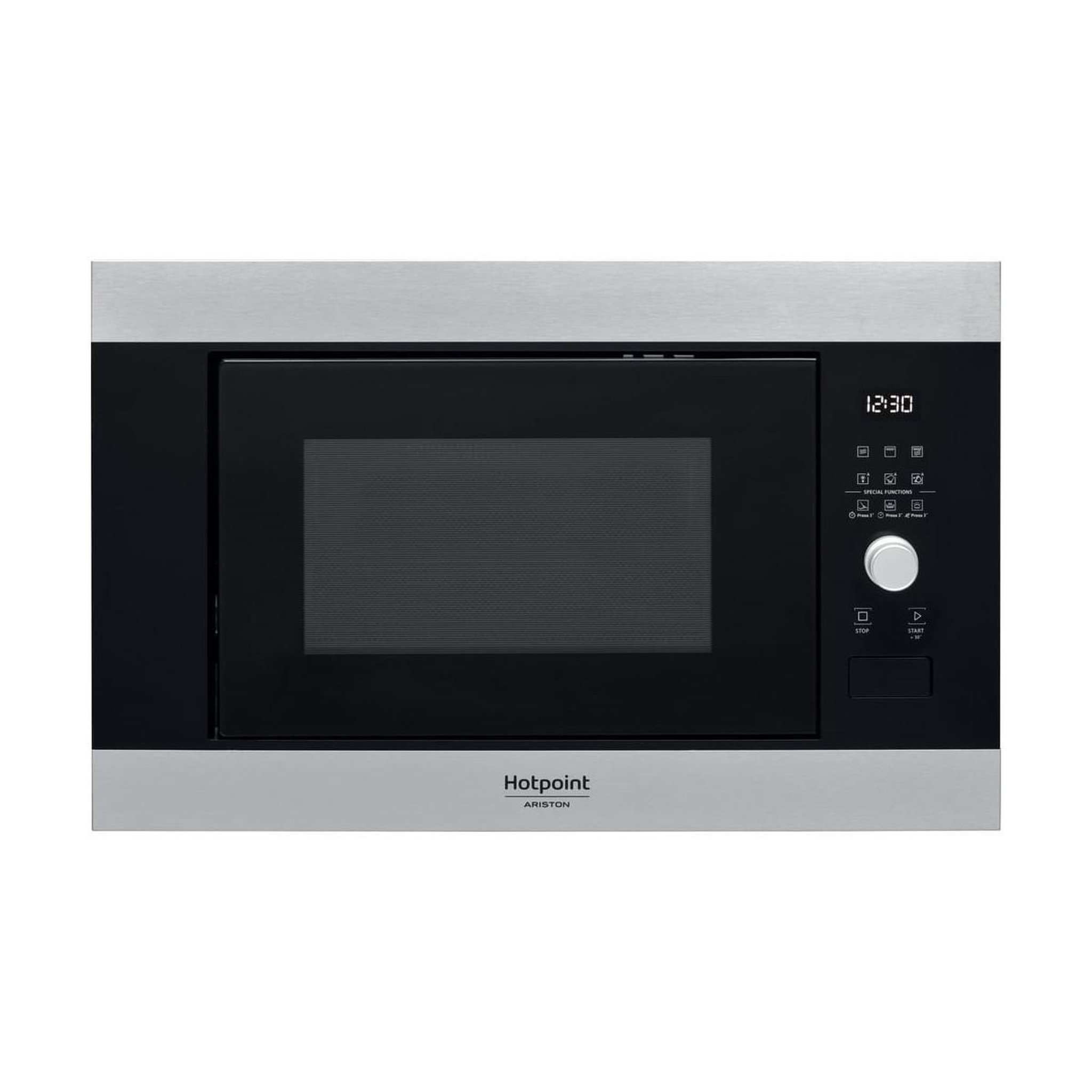 Voir la diapositive 2 : HOTPOINT Hotpoint MF20G IX HA.1 Noir, Acier inoxydable Micro-ondes grill Intégré 20 L 800 W