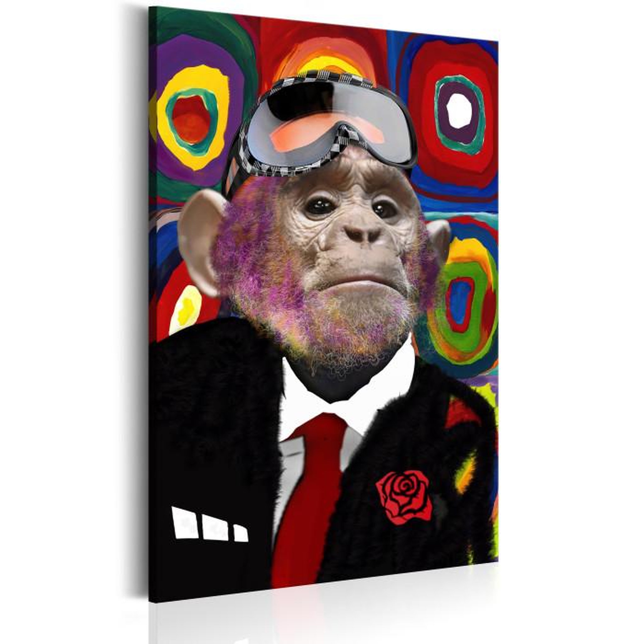 Paris Prix Tableau Imprimé  Mr. Monkey. Coloris disponibles : Multicolore