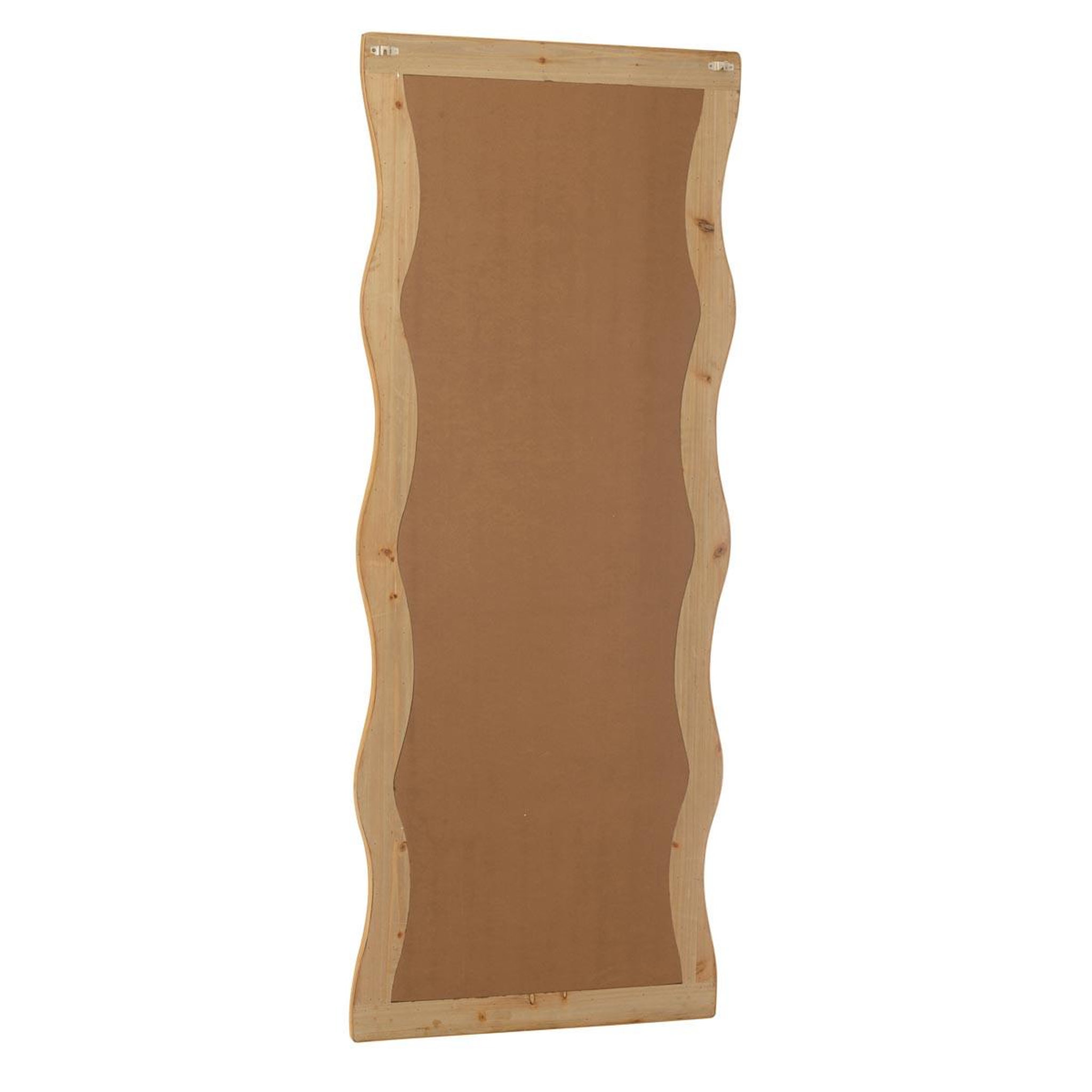 Voir la diapositive 3 : J-LINE Miroir mural en bambou  irrégulier  175cm naturel