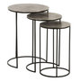 Voir la diapositive 1 : Paris Prix Lot de 3 Tables Gigognes Design  Roday  60cm Noir