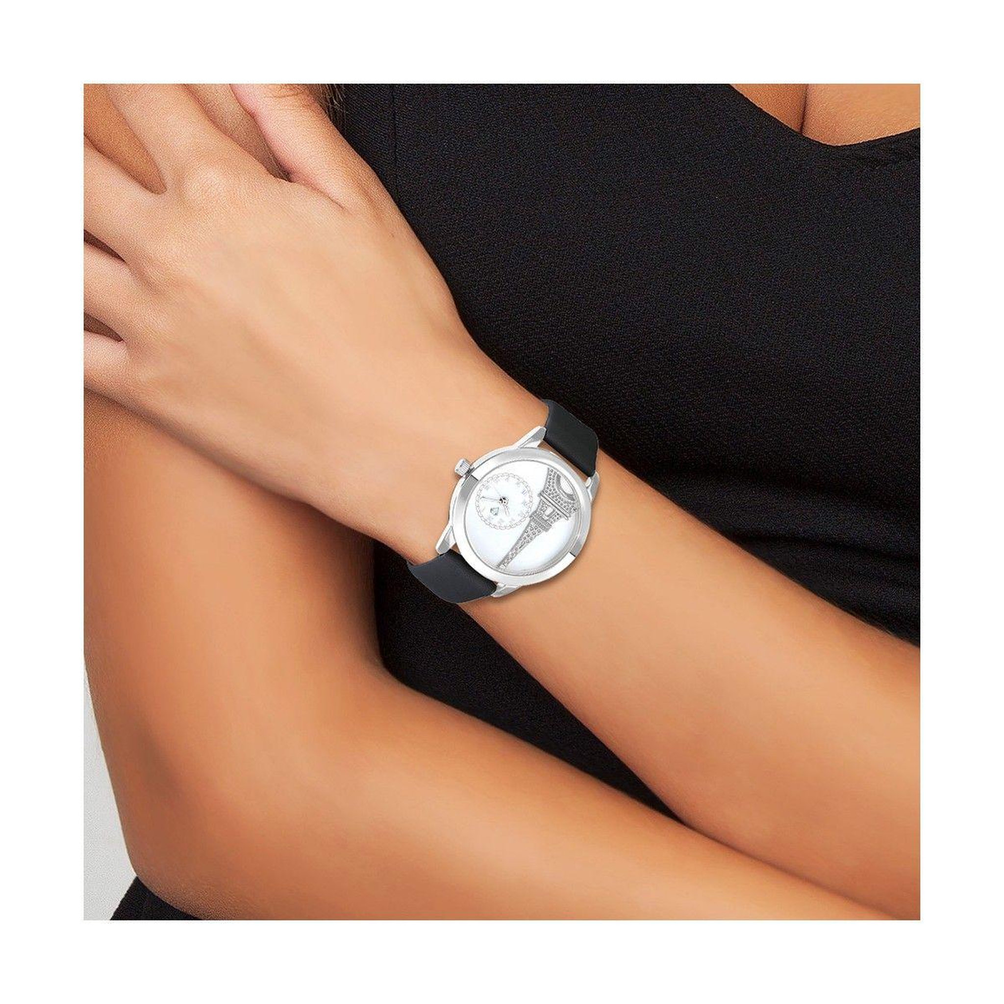 Voir la diapositive 2 : SC CRYSTAL Montre Tour Eiffel par SC Crystal