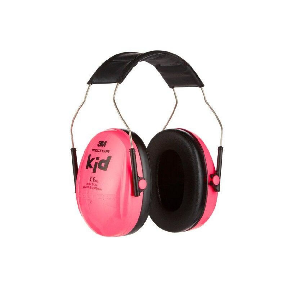 3M Casque antibruit snr 27 db 3M Peltor pour enfant, rose, 87-98db
