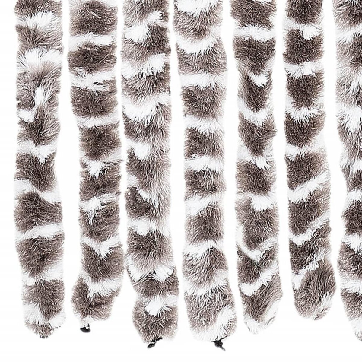 VIDAXL Moustiquaire Taupe et blanc 56x185 cm Chenille