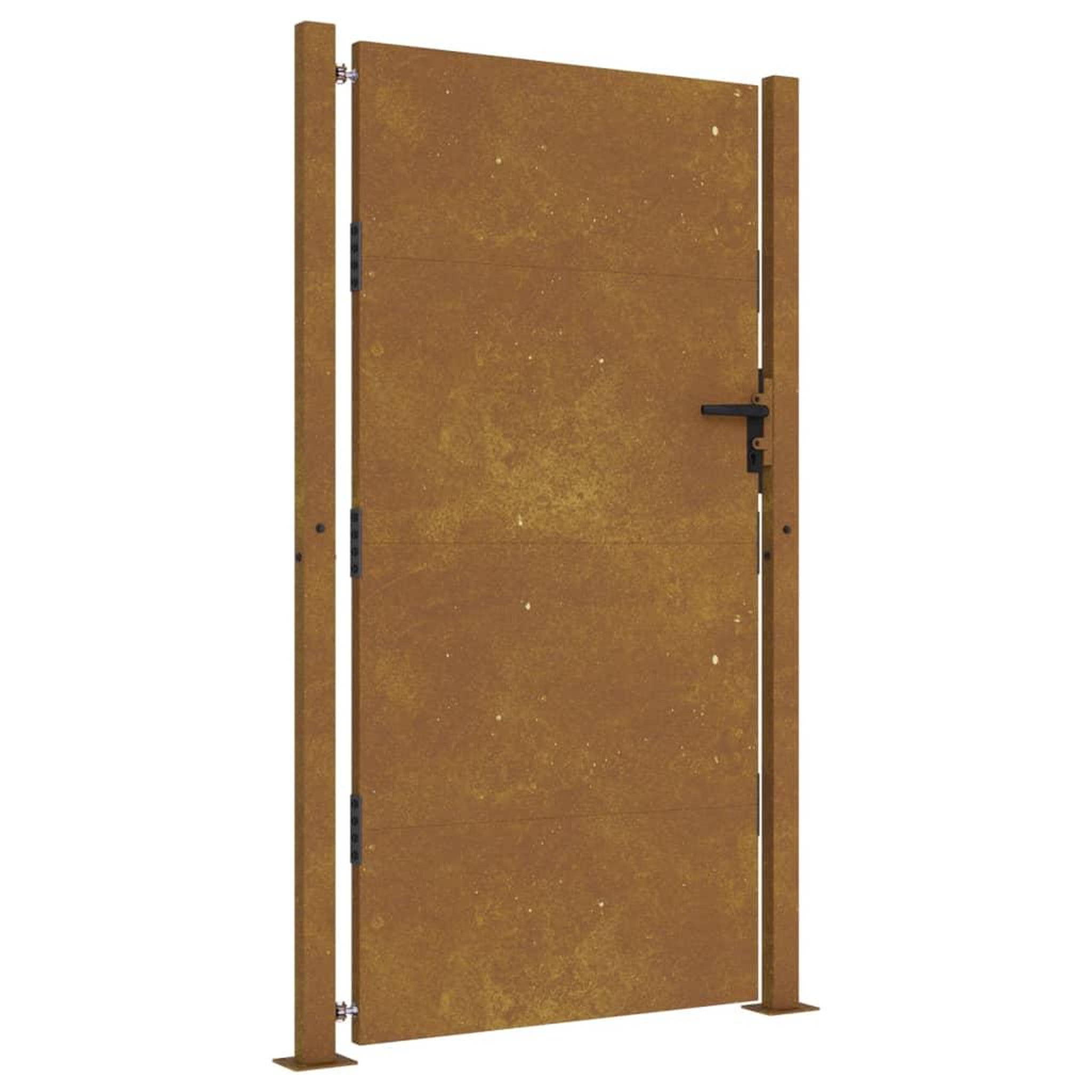 Voir la diapositive 2 : VIDAXL Portail de jardin 105x205 cm acier corten