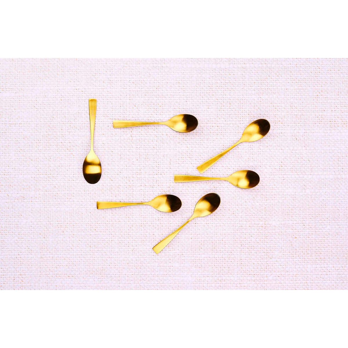 BJORN Coffret 6 petites cuillères SVEN - Gold