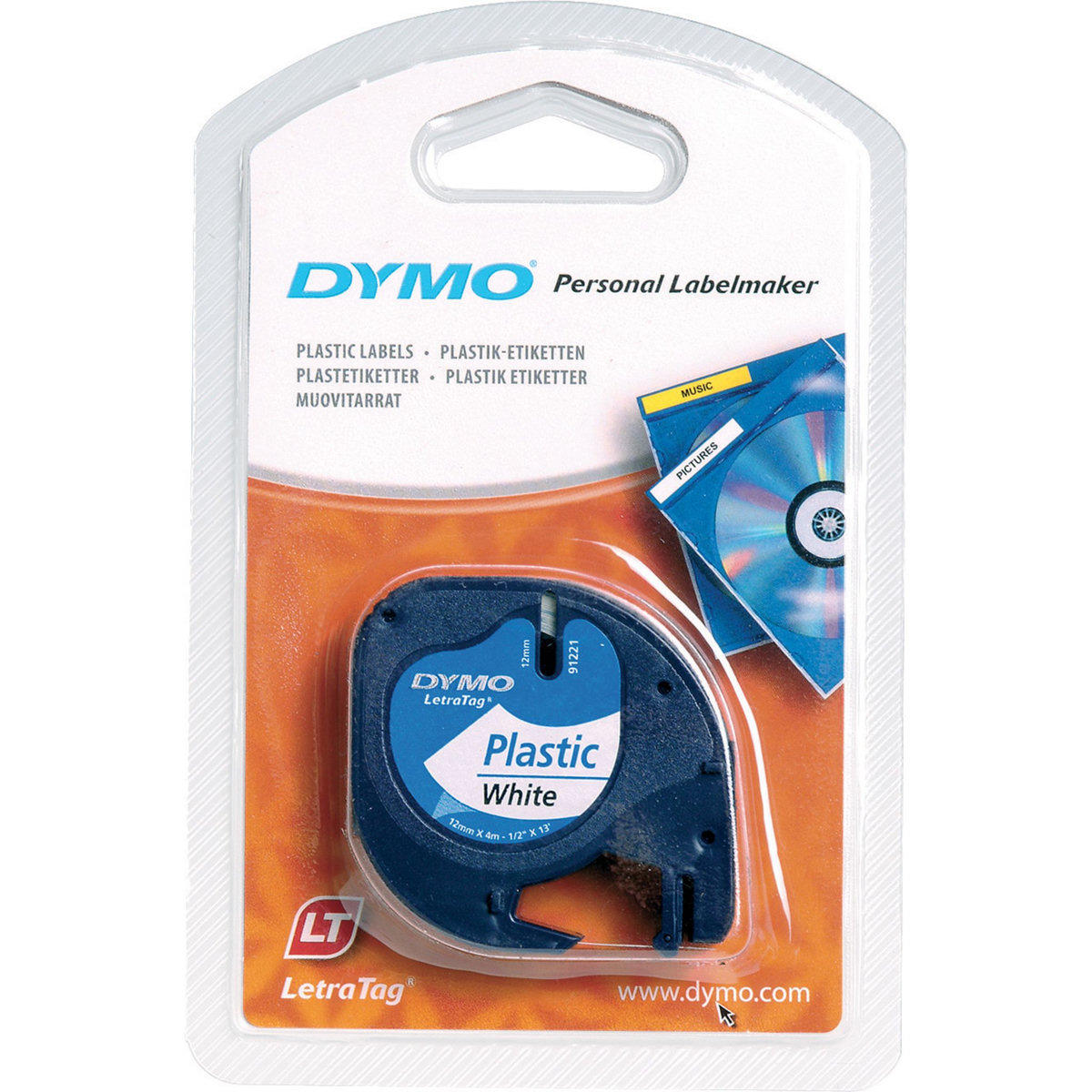 Lot De 2 Rouleaux D'étiquettes Blanches Pour DYMO LETRATAG LT - Neufs Jamais Ouverts