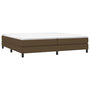 Voir la diapositive 3 : VIDAXL Sommier a lattes de lit avec matelas Marron fonce 200x200 cm