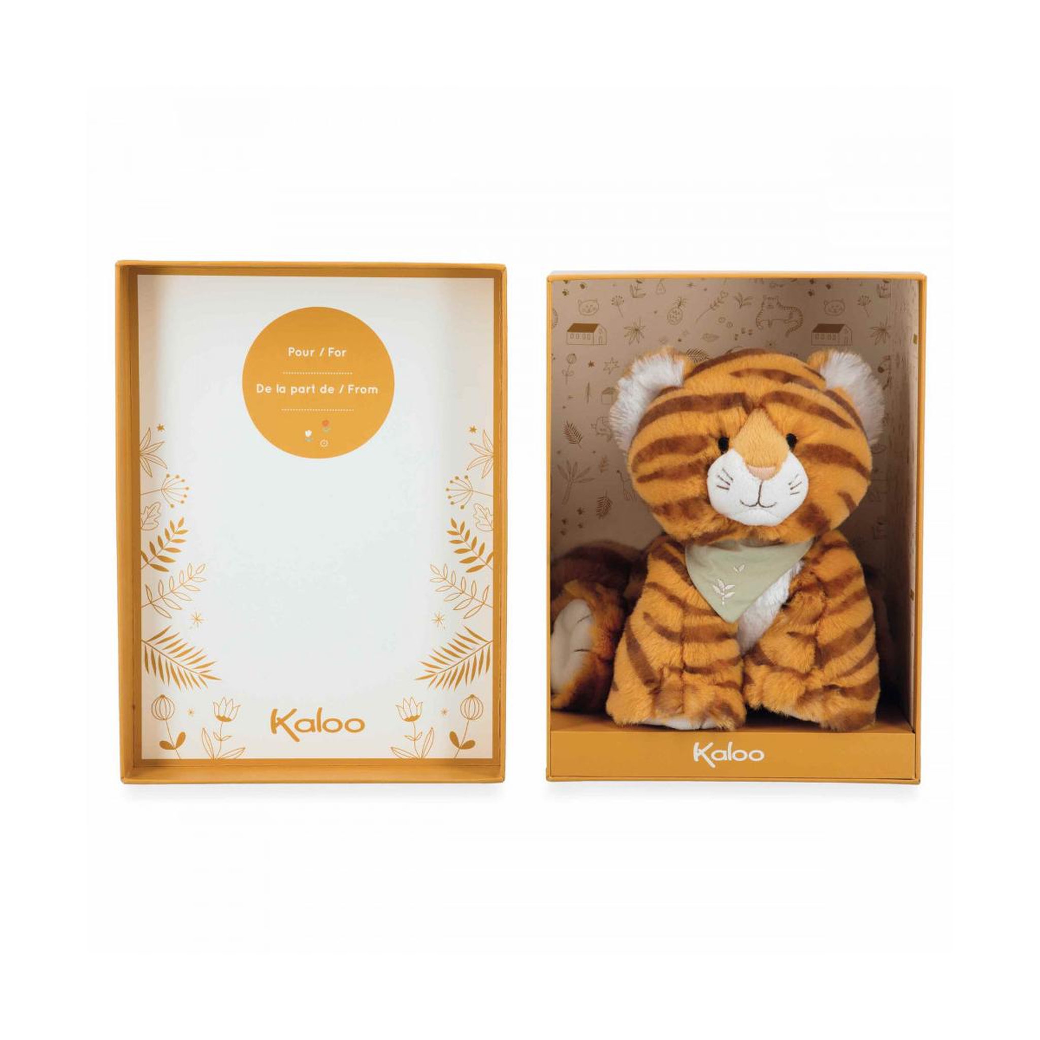 Kaloo Peluche Tigre Papaye - 17 cm
