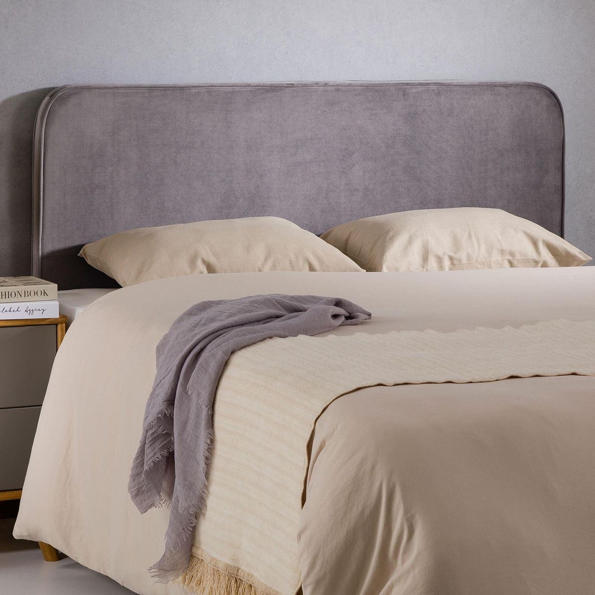 IDIMEX Tête de lit CELIA 120 avec fixation murale, en tissu