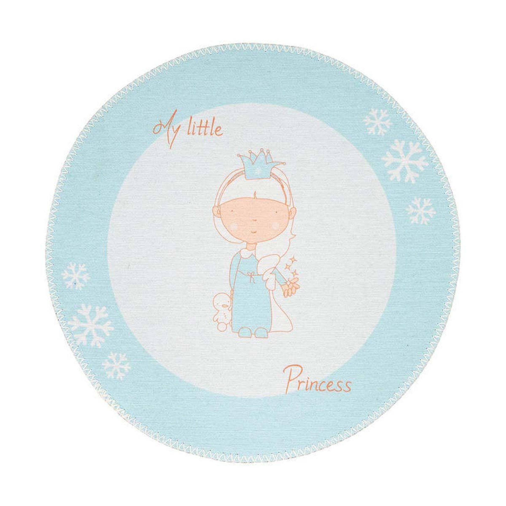 Paris Prix Tapis rond enfant imprimé  bambini ii  160cm menthe