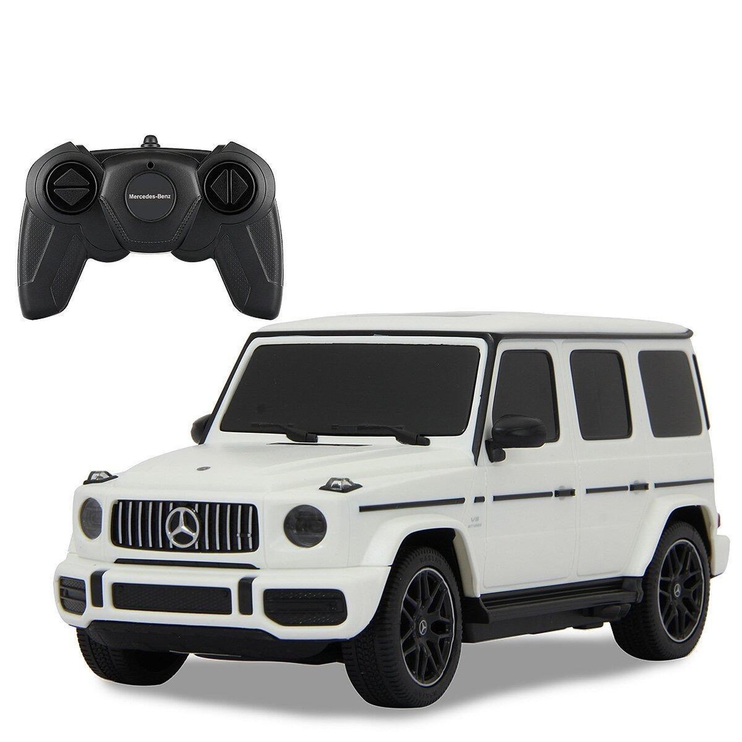 Voiture télécommandée mercedes-benz amg g63 1:24 blanc 2,4ghz