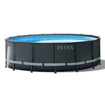 INTEX Piscine tubulaire Ultra XTR Frame ronde 4,27 x 1,22 m - Intex
