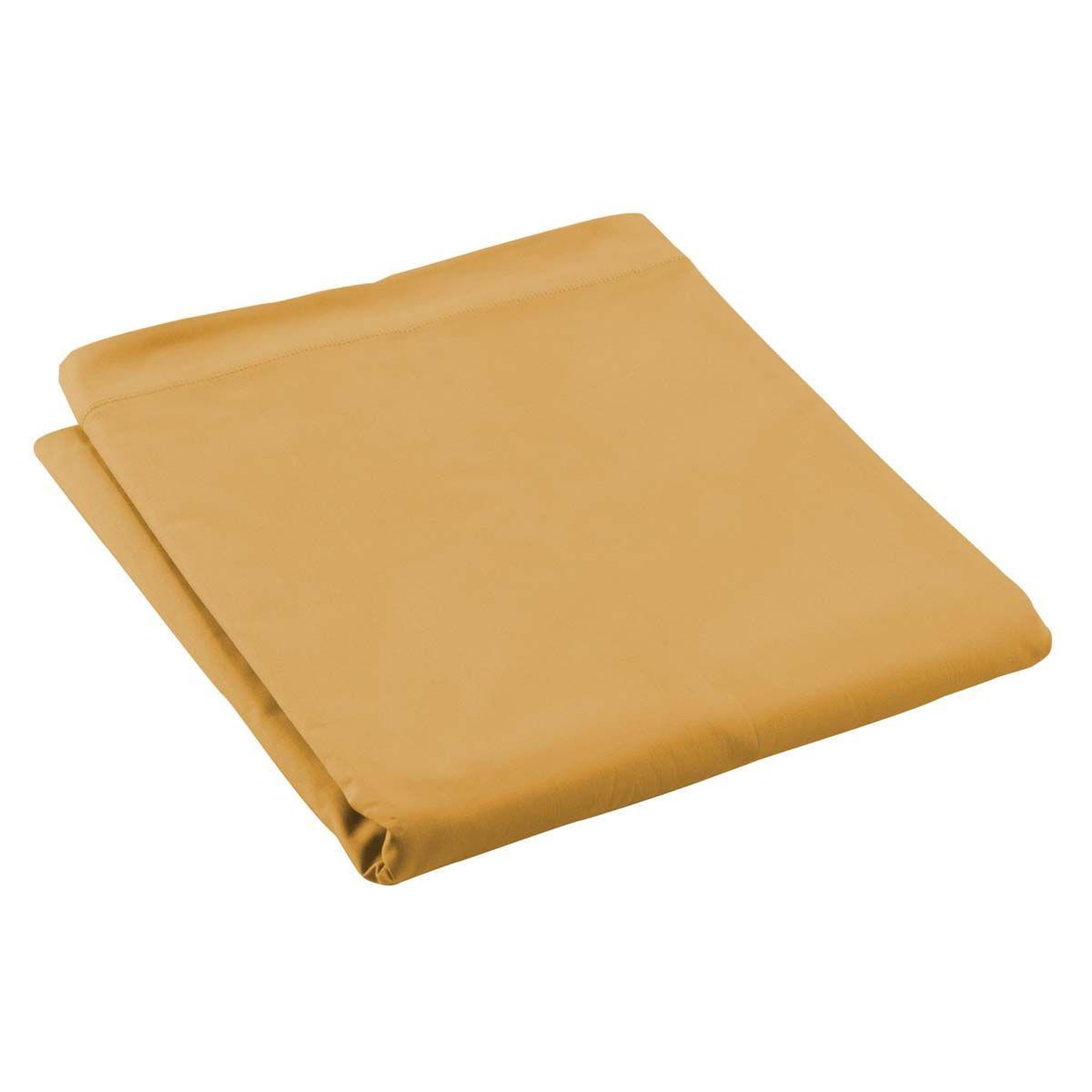 Voir la diapositive 2 : Douceur d'Intérieur Drap plat  percaline  180x290cm ocre