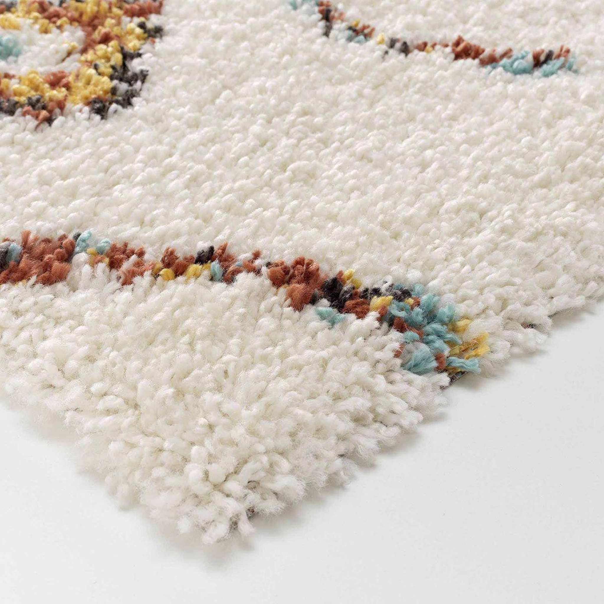 Voir la diapositive 2 : Douceur d'Intérieur Tapis déco shaggy  vasco  120x170cm multicolore