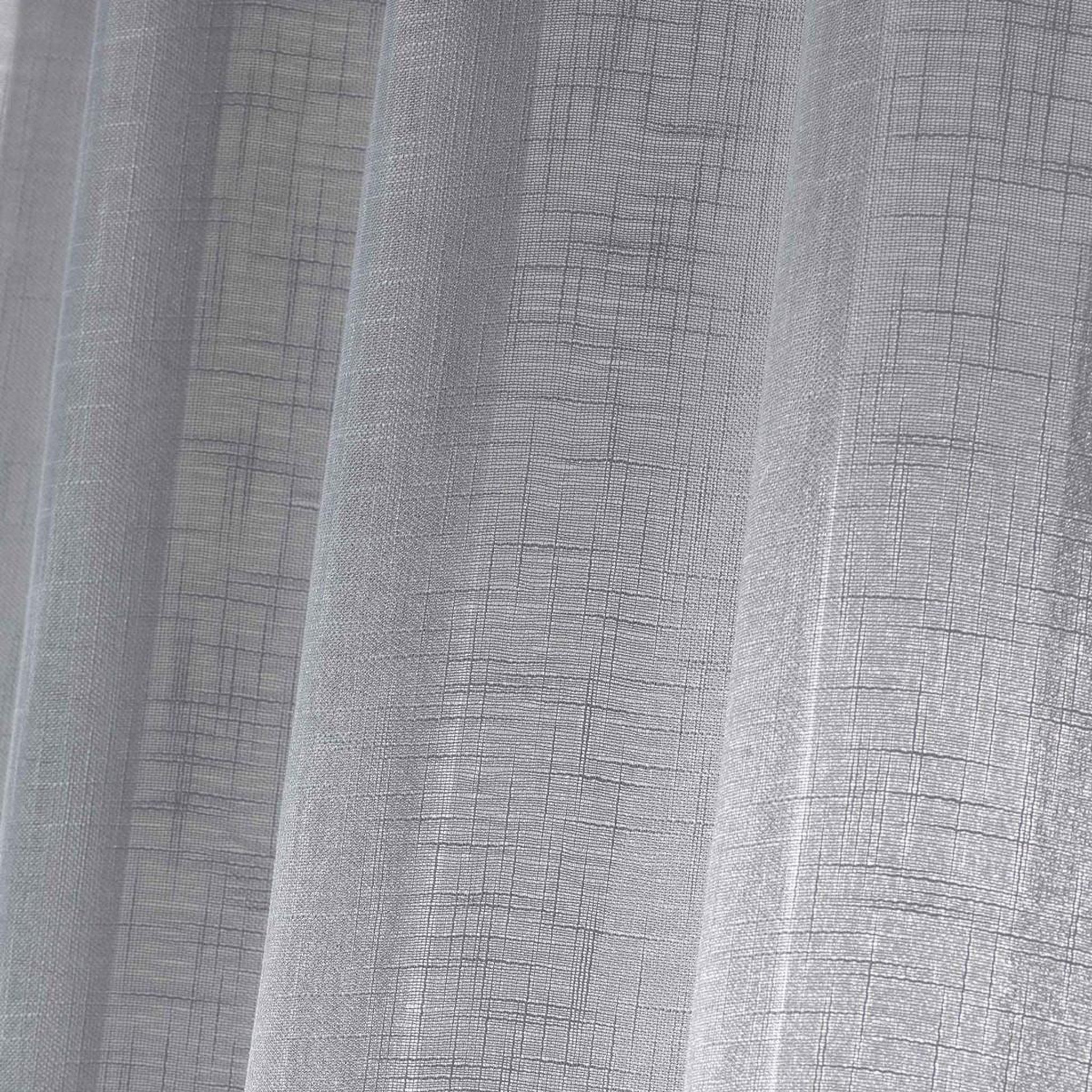 Voir la diapositive 2 : Douceur d'Intérieur Paire de voilages  haltona  60x160cm gris