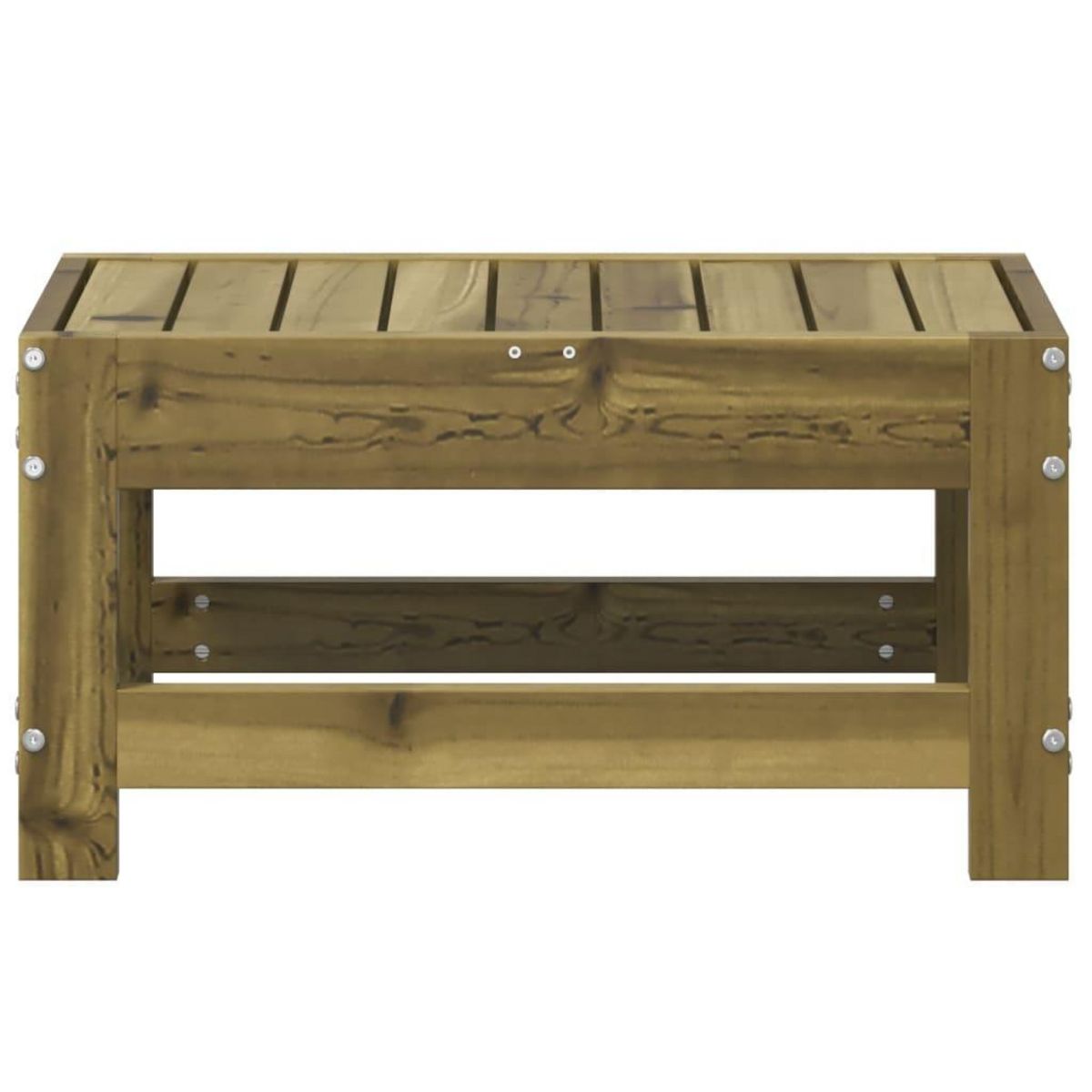 VIDAXL Repose-pied de jardin 62x30x32 cm bois de pin impregne