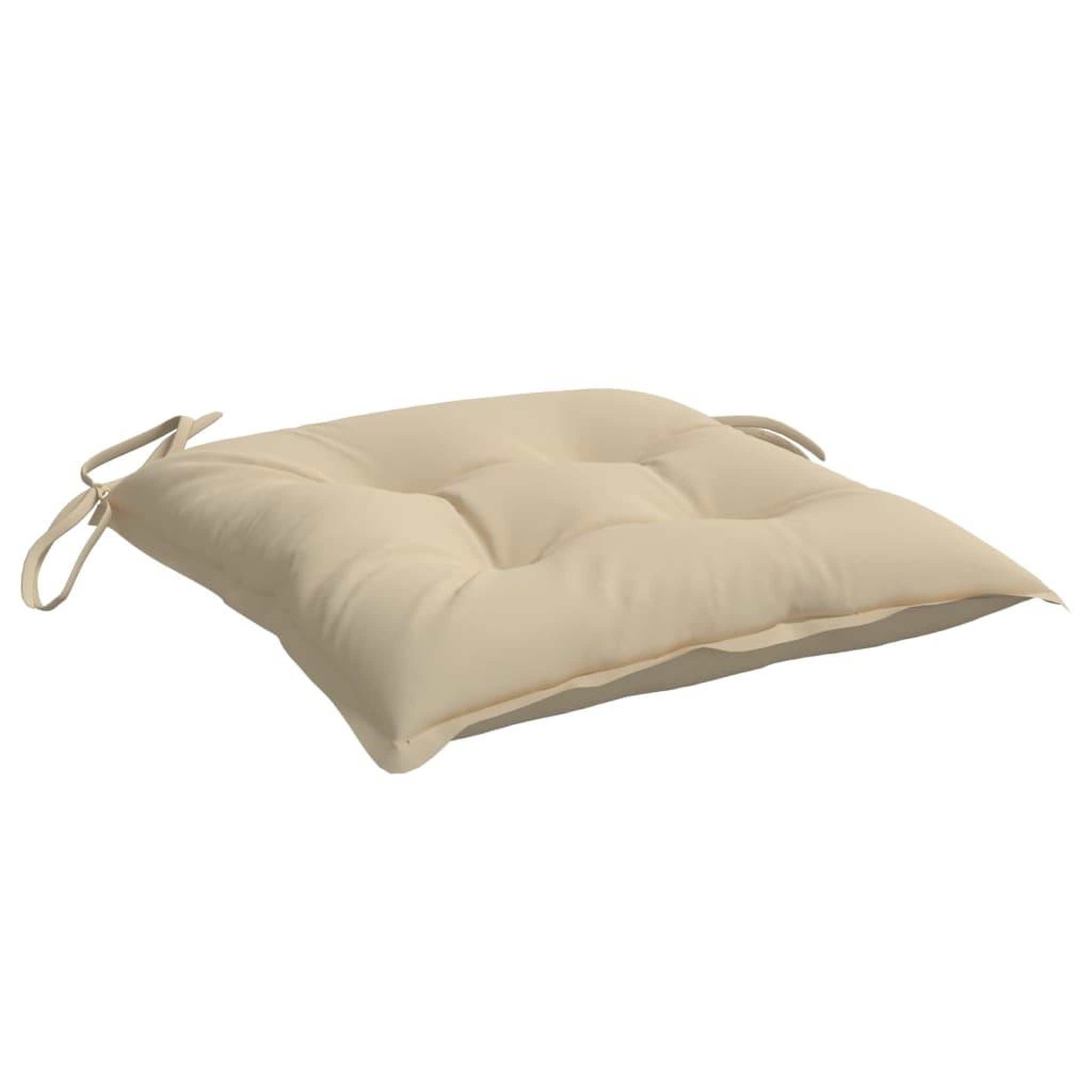 Voir la diapositive 5 : VIDAXL Coussins de chaise lot de 6 beige 40x40x7 cm tissu oxford