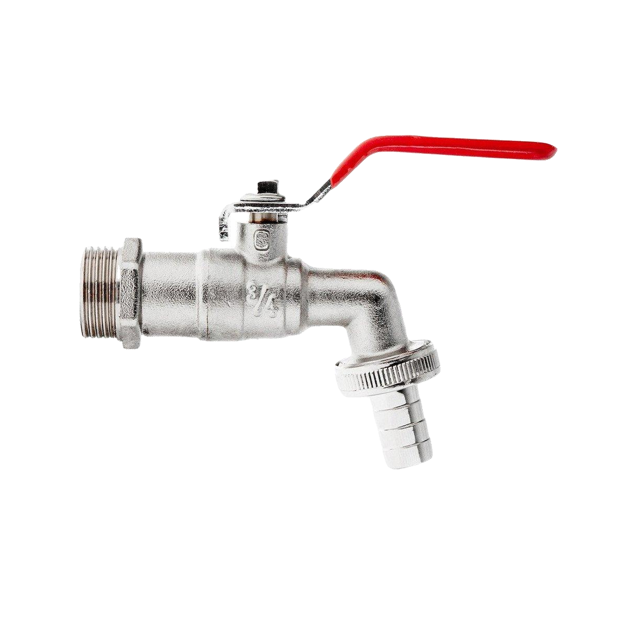 Geko Raccord Geko tap set 3/4 inch avec connecteur de tuyau 1 inch