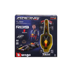 BBurago Kit à monter Bburago Racing F1 SF 2023 Red Bull RB19 Verstappen avec casque et stand