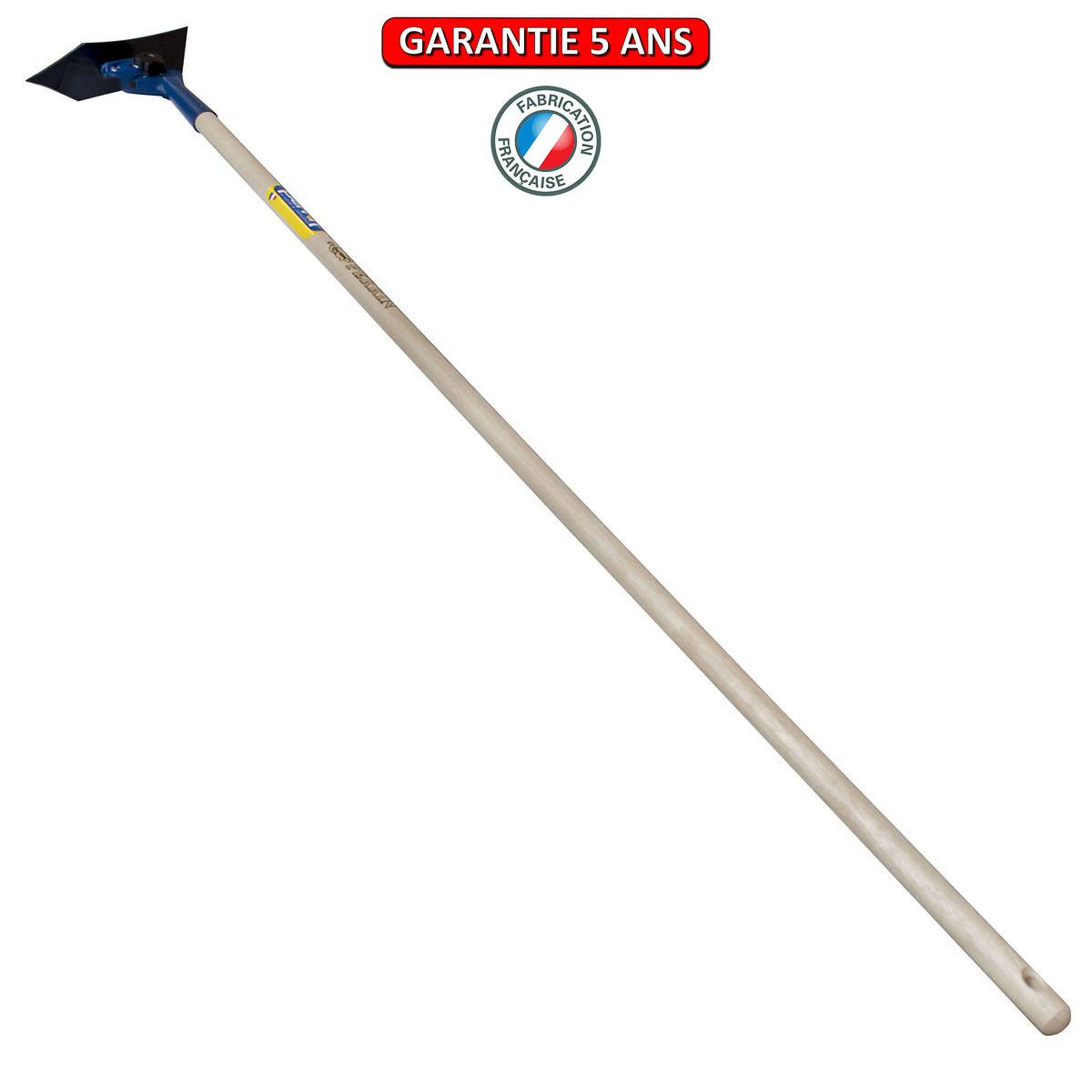 OUTILS PERRIN Bineuse 5 lames - manche bois 150 cm - outil de désherbage