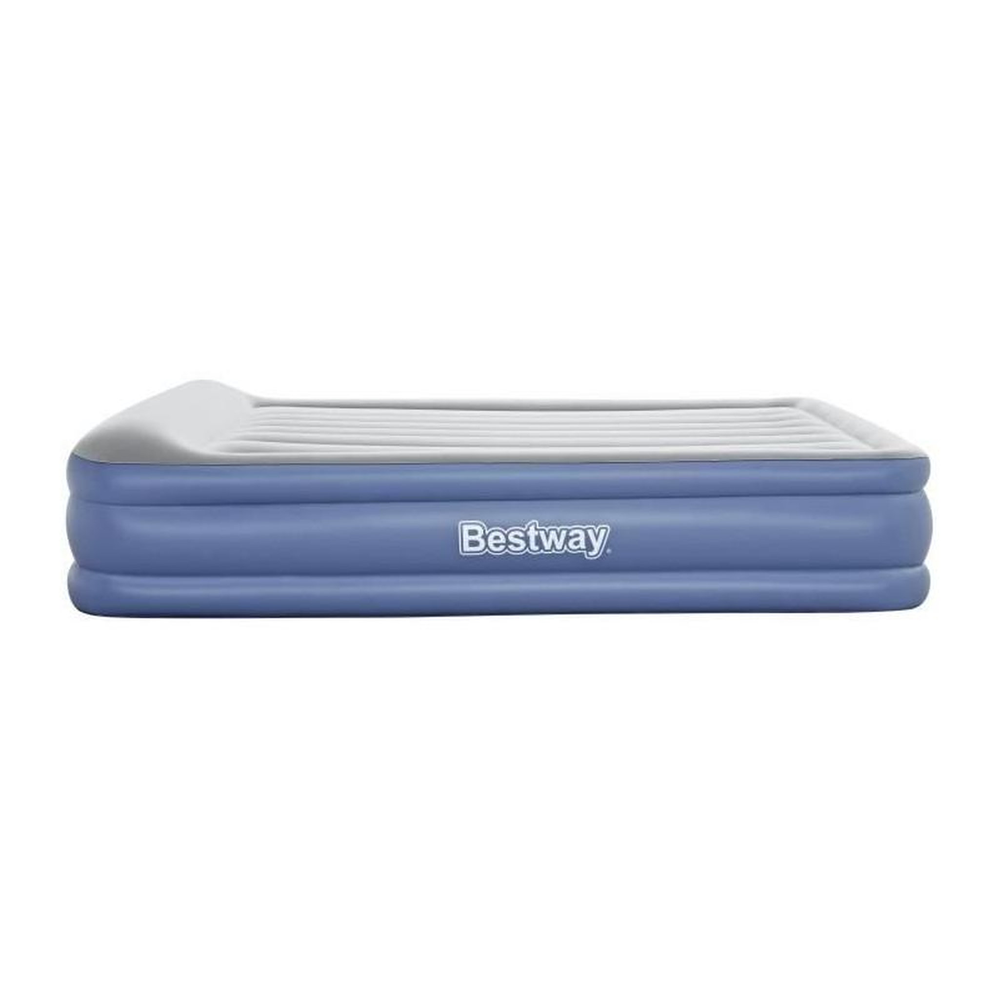 Voir la diapositive 2 : BESTWAY Lit Gonflable - Bestway - Tritech Double - 203x152x46 cm - 300 Kg - Gonflage en 4 Minutes