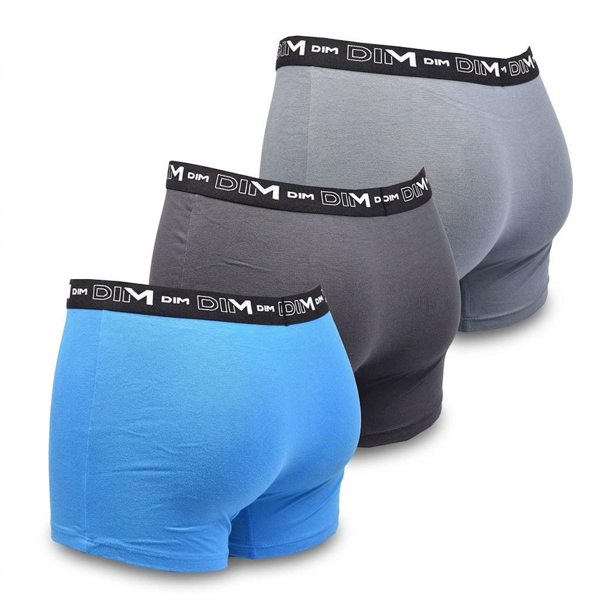 DIM Lot de 3 boxers DIM en coton stretch