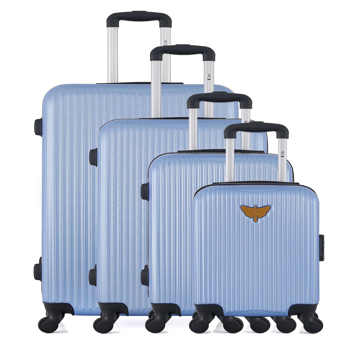 LES P'TITES BOMBES LPB LPB LUGGAGE - Set de 4 Valises AGATA-M 75 cm 4 Roues