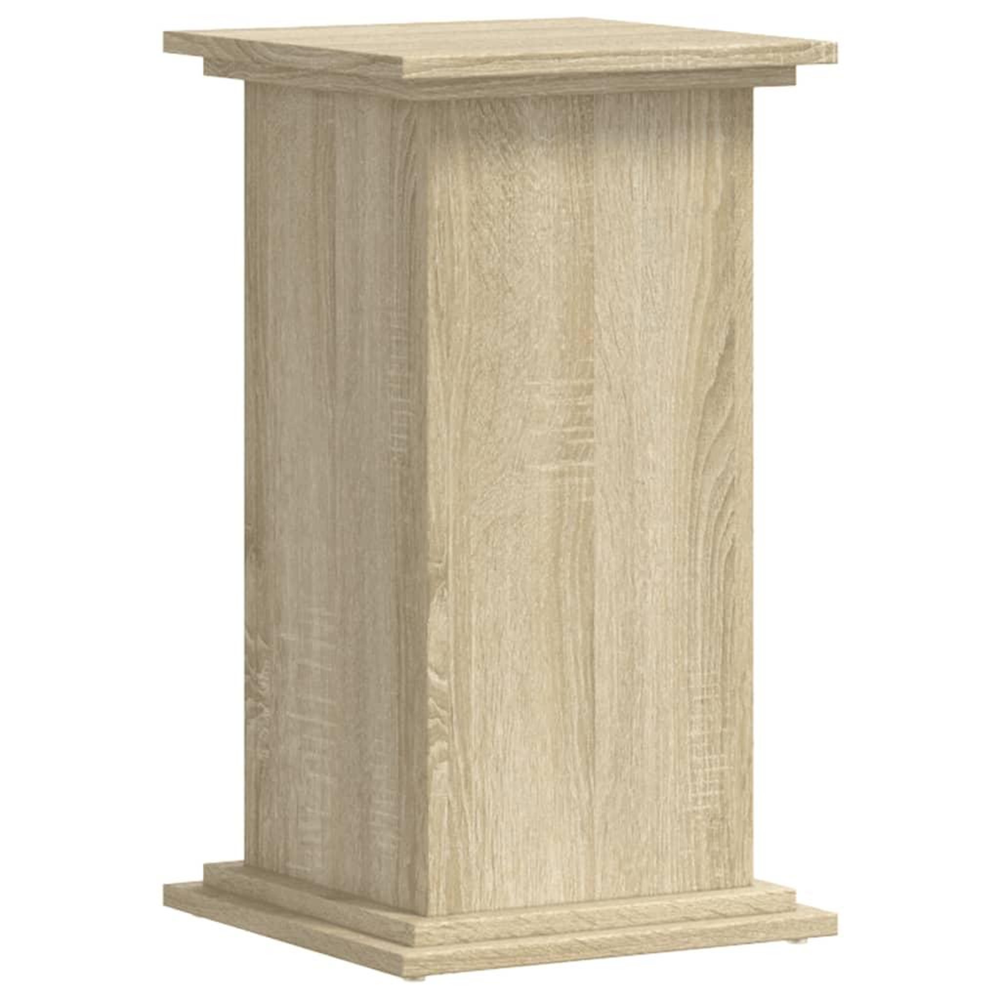 Voir la diapositive 2 : VIDAXL Support pour plantes chene sonoma 33x33x60 cm bois d'ingenierie