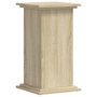 Voir la diapositive 2 : VIDAXL Support pour plantes chene sonoma 33x33x60 cm bois d'ingenierie