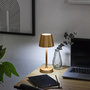 Voir la diapositive 5 : Paris Prix Lampe à Poser Tactile à LED  Alana  26cm Or