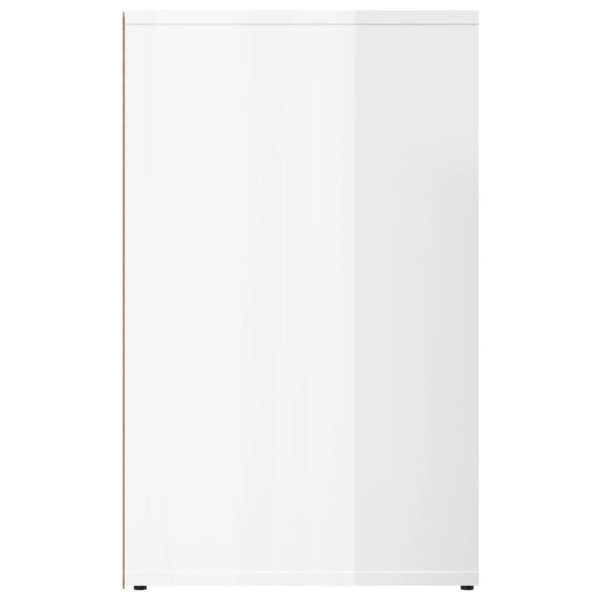 VIDAXL Armoire de dressing Blanc brillant 80x40x65cm Bois d'ingenierie