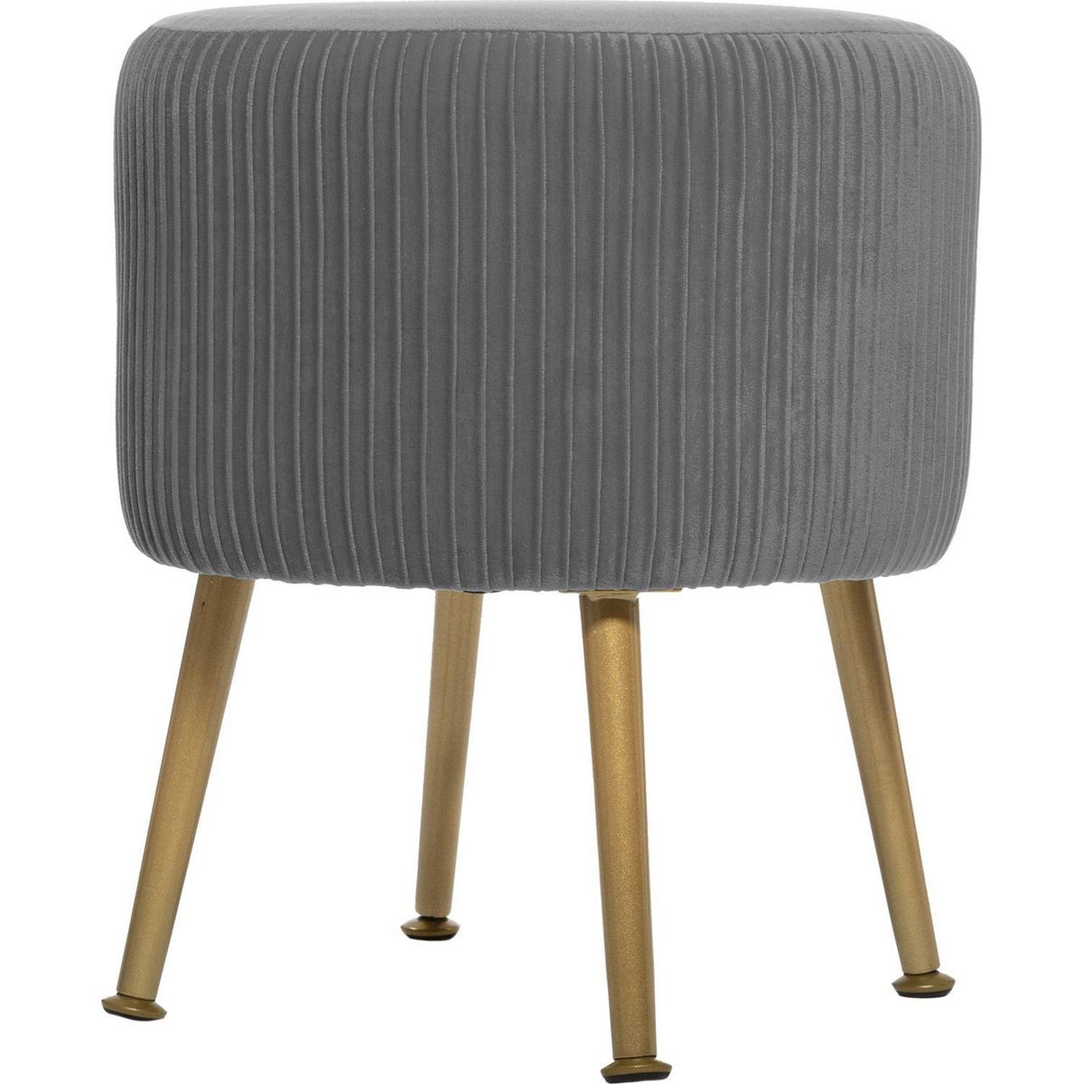 TOILINUX 2 Tabourets design velours Contempo Solaro