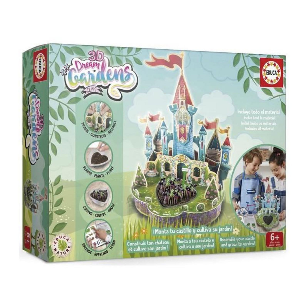 EDUCA 3D DREAM GARDENS 2IN1 - CHATEAU