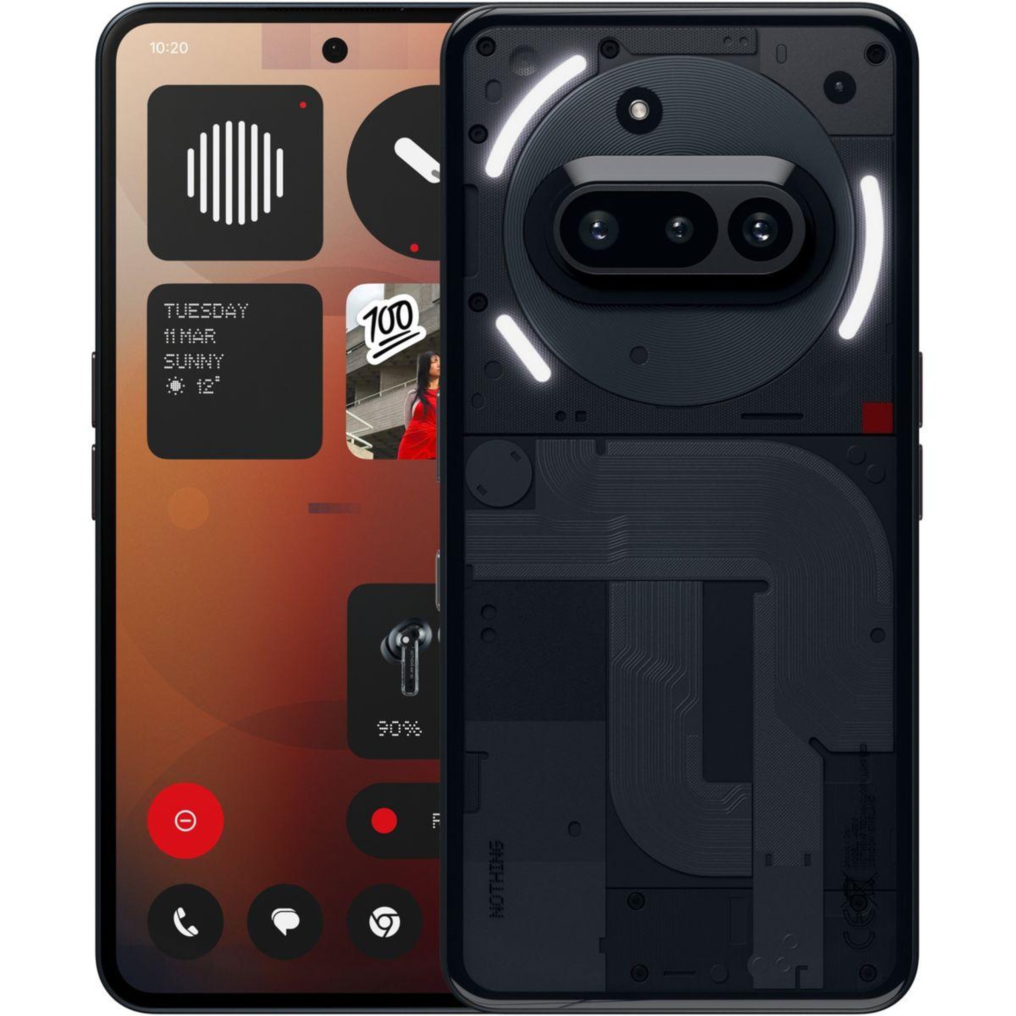 NOTHING Smartphone Phone (3a) Noir 128Go