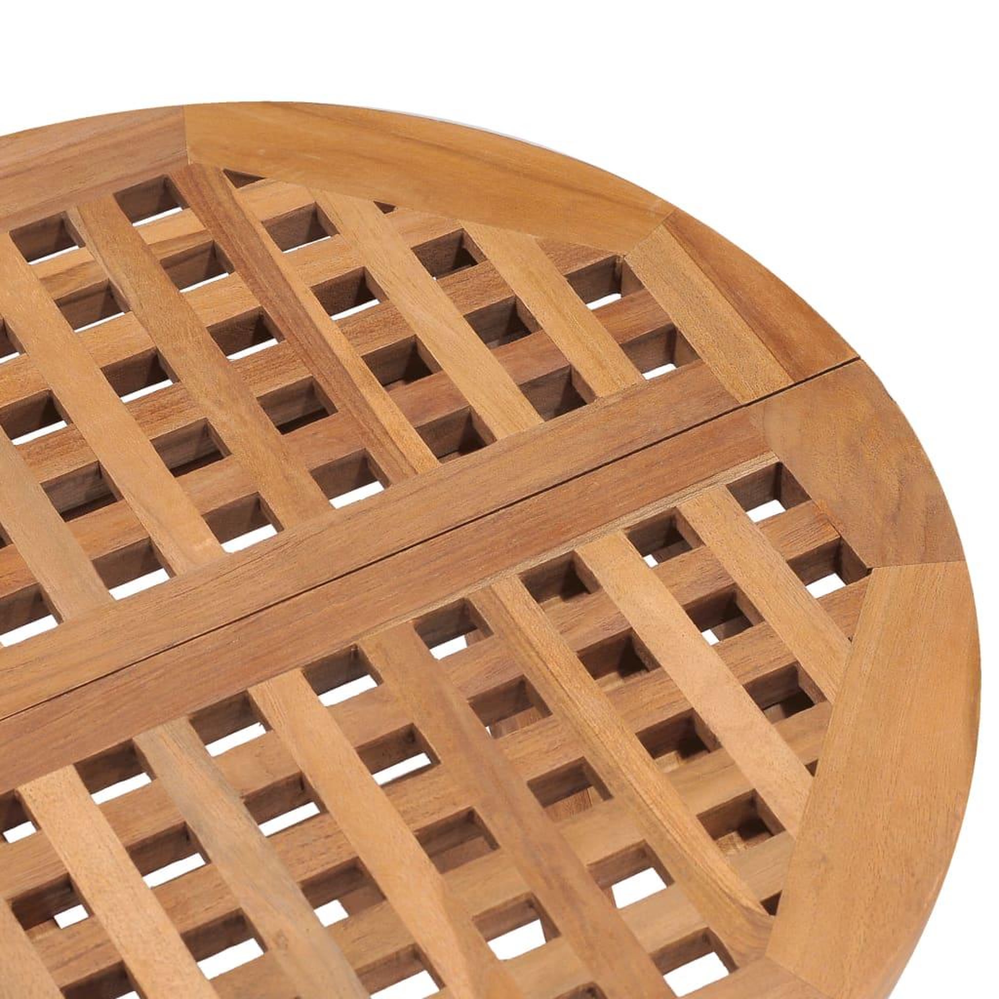 Voir la diapositive 5 : VIDAXL Table pliable de jardin 50x50x50 cm Bois de teck solide