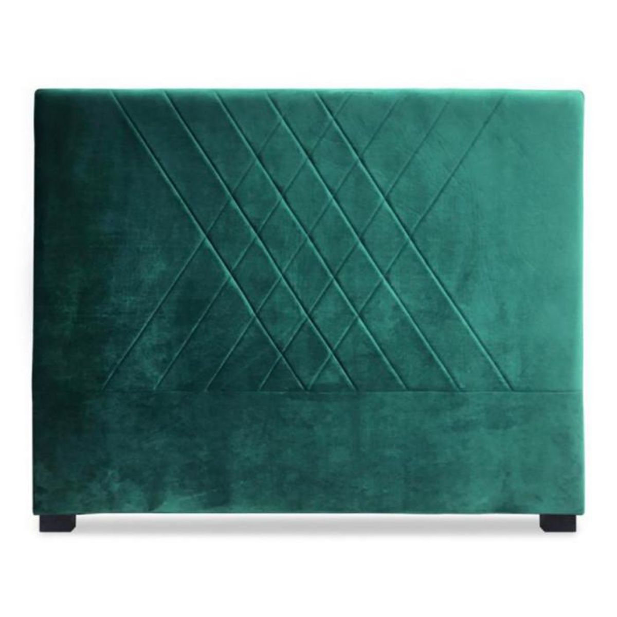 Paris Prix Tête de Lit en Velours  Jones  140cm Vert