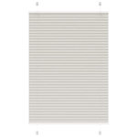 VIDAXL Store plisse gris clair 85x150 cm largeur du tissu 84,4 cm