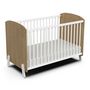 Voir la diapositive 6 : Lit bébé 60x120 cm sommier 3 positions blanc LILAS