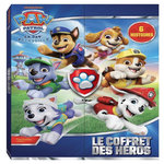 PAW PATROL LA PAT' PATROUILLE : LE COFFRET DES HEROS. COFFRET DE 6 LIVRES TOUT-CARTON, Desfour Aurélie