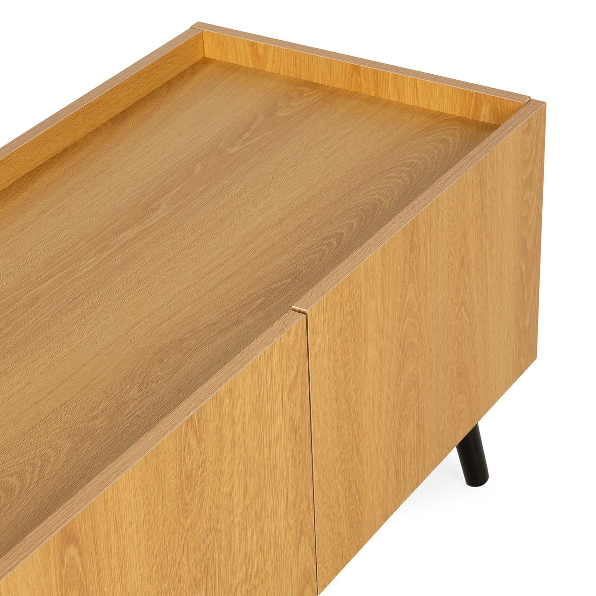 Voir la diapositive 5 : VS VENTA-STOCK Meuble Tv Siren 4 portes couleur Chêne