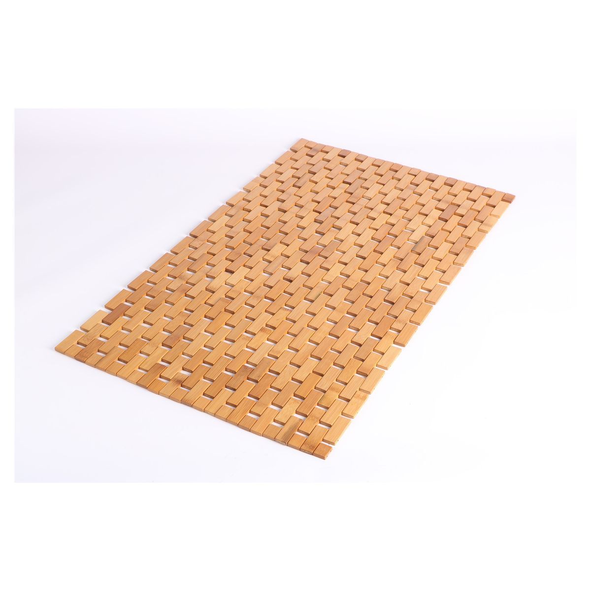 GUY LEVASSEUR Tapis souple en bambou effet briques