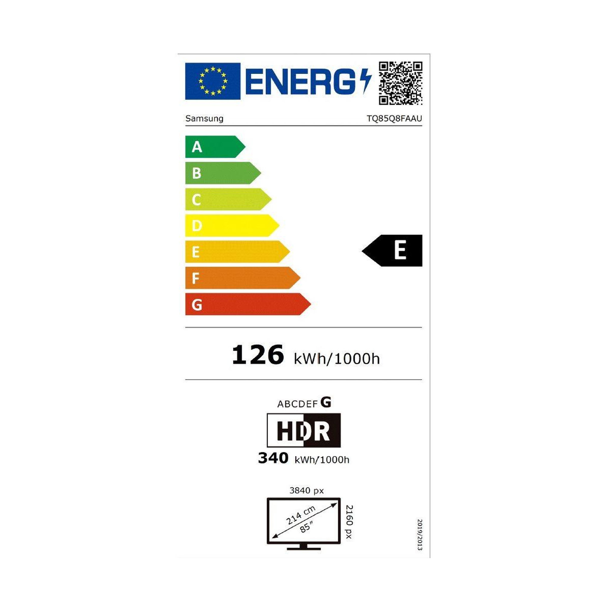 Voir la diapositive 6 : Samsung TV QLED TQ85Q8FA