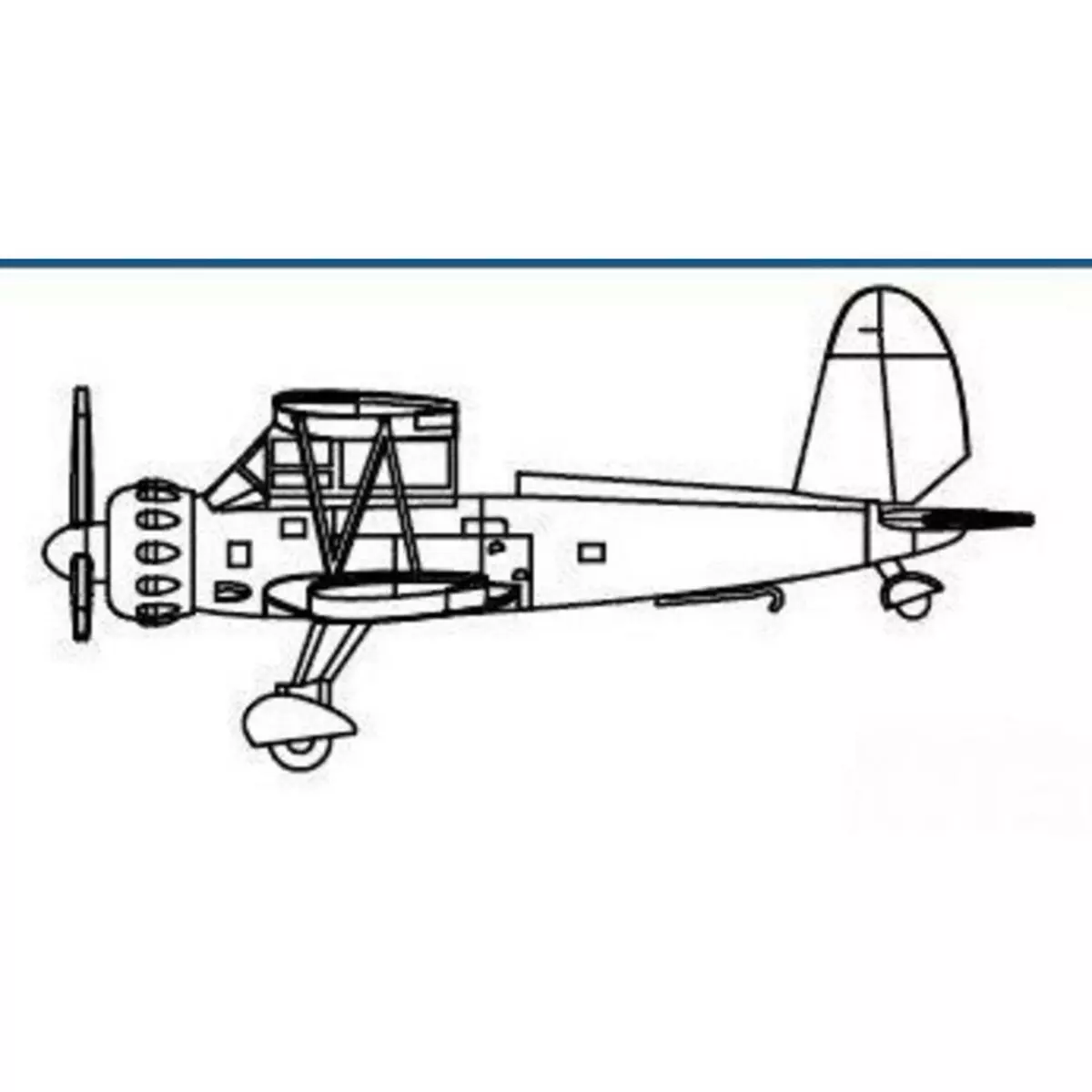 Trumpeter Maquettes avions : Set mini avions AR195