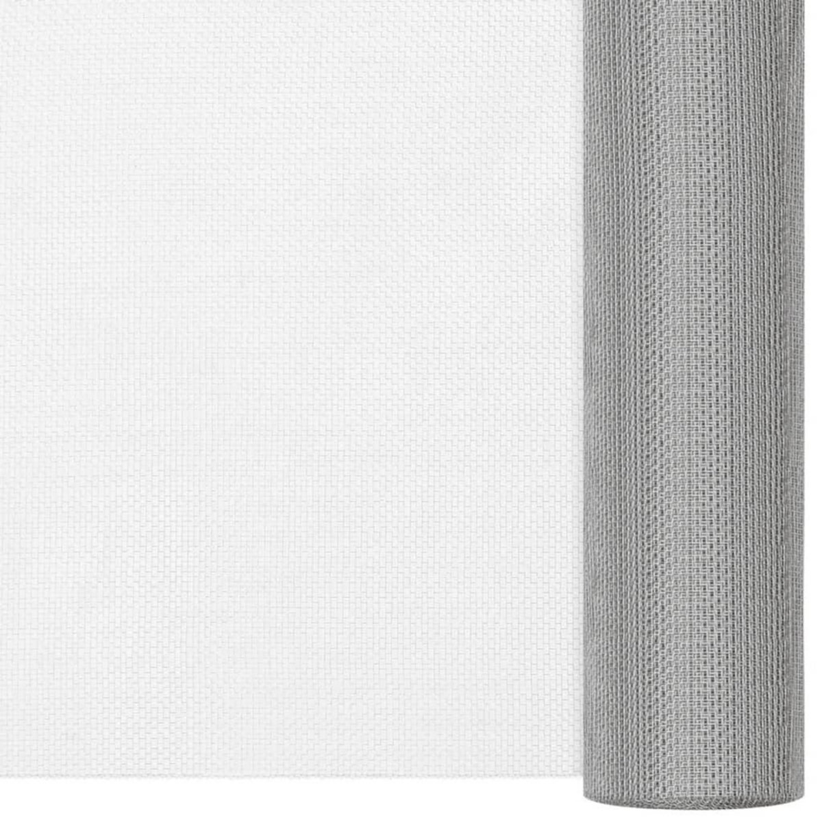 VIDAXL Ecran en treillis Acier inoxydable 112x500 cm Argente