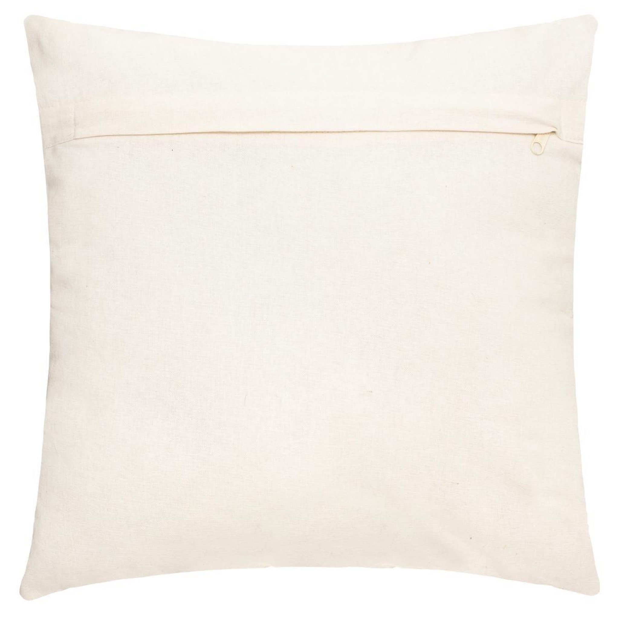 Voir la diapositive 4 : ATMOSPHERA Coussin déco tufté  inca  40x40cm ivoire