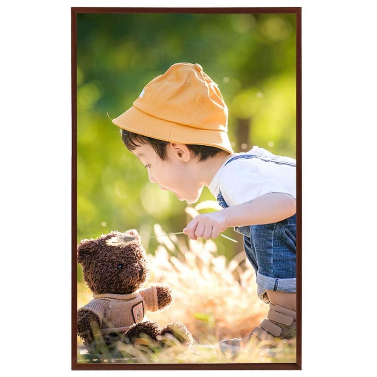 VIDAXL Collage de cadres photo 3 pcs de table Bronze 13x18 cm MDF